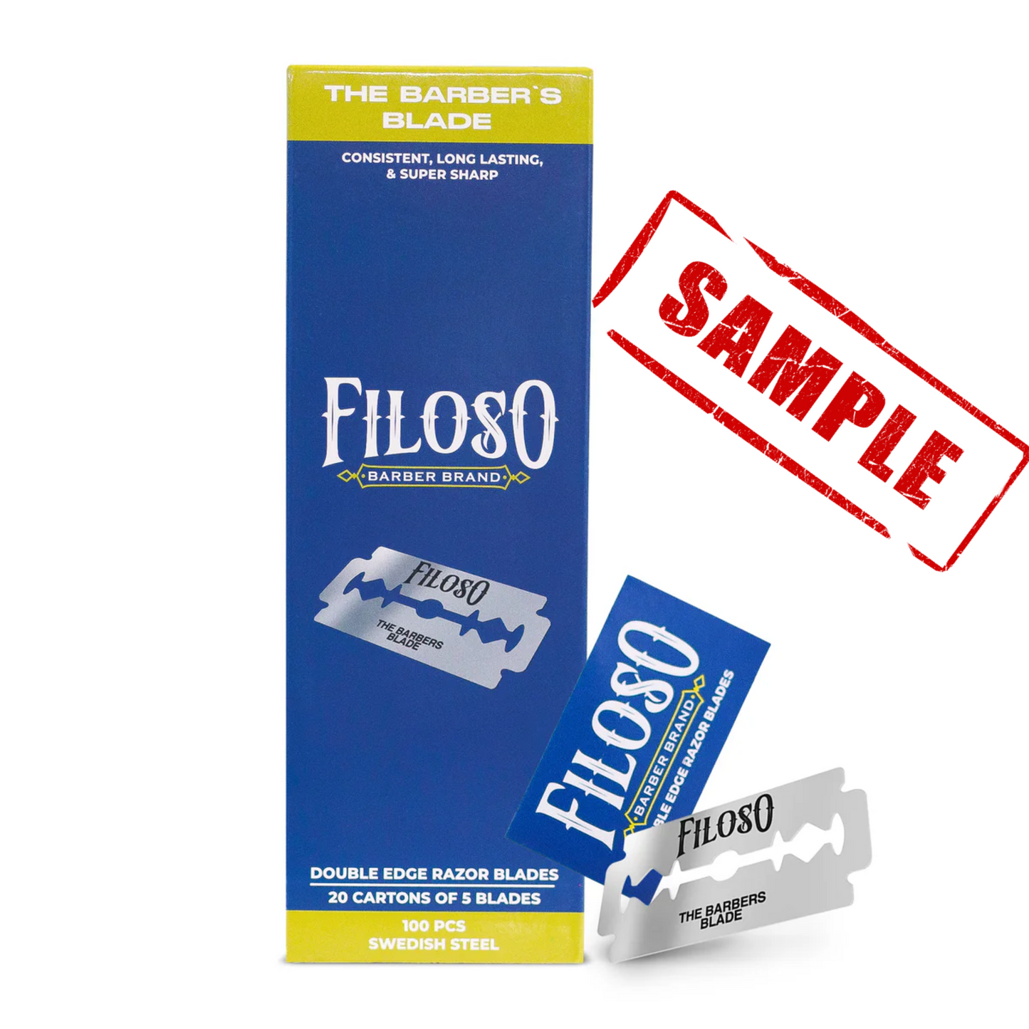 Sample of Filoso Razor Blades